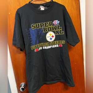 Pittsburgh Steelers Super Bowl XL Black T-Shirt